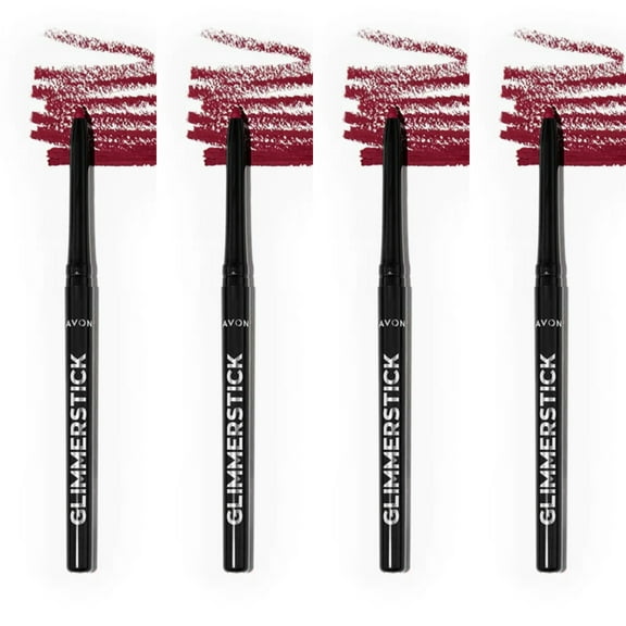 Avon Glimmersticks Retractable Lip Liner / CHERRY JUBILEE / SET OF 4