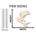 thumbnail image 2 of Unfinished Wood Mermaid Siren Shape - Craft - up to 46" DIY 46" / 1", 2 of 3