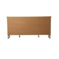 thumbnail image 4 of Elegant Decor Contempo 4 Door 72" Mirrored Sideboard in Hand Rubbed Antique Gold, 4 of 12