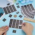 thumbnail image 3 of 120Pcs（10Sheets) Laminated Planner Monthly Tabs 0.98x0.98inch Black Planner Monthly Index Tab Decorative Label Calendar Adhesive Stickers, 3 of 5