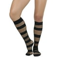thumbnail image 5 of ToBeInStyle Women's Spandex Knee High Socks with Stripes - Black - One Size, 5 of 7