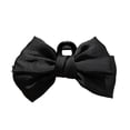 thumbnail image 7 of Washranp Women Solid Color Double-Sided Bow Grab Hair Clip Teeth Design Clip Hair Accessories, 7 of 7