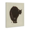 thumbnail image 3 of Stupell Industries Contemporary Minimal Cat on Beige Canvas Art, 16 x 20, by Grace Popp, 3 of 8