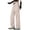 Pink, variant on Staron Women's Workwear Waterproof Outdoor Hiking Pants Long Casual Loose Elastic Waist with Pockets and Drawstring, Khaki S