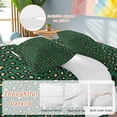 thumbnail image 4 of Green Leopard Print Queen Size Comforter Set, Luxury Animal Fur Pattern Retro Bedding for All Seasons, 4 Pcs Bed Set, 1Quiltcover (90"x92") ,1Sheet(94"x116"), 2Pillowcases (30"x20"), 4 of 9