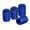 Blue, variant on Valve Stem Caps 4 Packs Screw-On Aluminum Alloy Tire Valve Stem Caps Dustproof Tire Caps Heavy-Duty Universal Hexagon Tire Air Caps(Black)