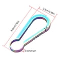 thumbnail image 3 of Climbing Key Ring,  Alloy Outdoor Keychain, Multifunctional  Wear Resistant For Traveling Home Hiking Climbing Fishing, 3 of 8