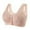 Pink, variant on 2 Pack Bras for Women No Underwire Mature Wireless Front Closure Lace Edge Print Underwear,RD1,50