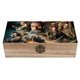 thumbnail image 1 of El Señor de los Anillos Caja Organizadora de Madera Rústica - Caja Decorativa Multifuncional para Escritorio, Hogar, Oficina, Joyas y Manualidades, 1 of 6