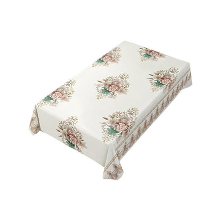 

Clearance Deals!Amvlyk Vintage Quadrilateral Embroidered Floral Tablecloth Party Picnic Washout Table Cloth