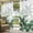 White, variant on Outdoor Curtains for Patio Waterproof, Palm Leaves Tropical Outdoor Privacy Panels Grommet, Green Botanical Summer Linen Blackout Outside Curtains for Porch/Cabana/Pergola/Gazebo 54"x108", 2 Panels
