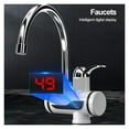 thumbnail image 3 of Electric Instant Water Heater Faucet 3000W Hot Cold Mixer Tap Temperature Display for Kitchen, 3 of 6