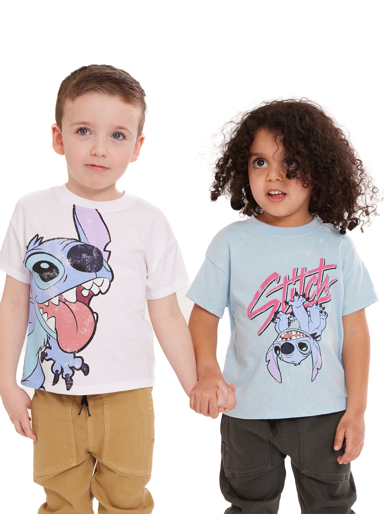 Stitch Toddler Boy Graphic Tees, 2-Pack, Sizes 2T-5T