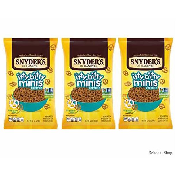 Snyder's Itty Bitty Mini Pretzels 12Oz
