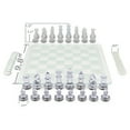 thumbnail image 5 of Spin Master Games, Clear Chess and Checkers Set with Glass Gameboard, for Ages 8+, 5 of 9