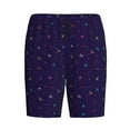 thumbnail image 7 of JUNZAN Mathematical Symbols Pattern Sleep Pajama Shorts for Men,Men's Pajama Bottoms,Sleepwear,Pj Shorts, 7 of 7