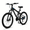 black, variant on FUPOJH 26" Full Suspension Mountain Bike,21-Speed,Disc Brakes,250lb,Adult Unisex All-Terrain Bike,Gray