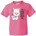 thumbnail image 3 of Inktastic My Great Aunt Loves Me- cute and happy llama Youth T-Shirt, 3 of 5