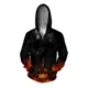 thumbnail image 5 of Sudadera con capucha para hombre de otoño, ropa para hombre, ropa para hombre con diseño de perro feroz Y2k, sudadera con capucha con estampado 3D de zorro ártico para hombre, sudadera con cremallera, 5 of 5
