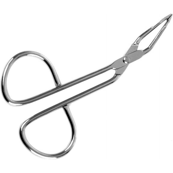 Stainless Steel Eyebrow Tweezer for Precision Hair Removal - Slanted Edge Design, Durable and Convenient - Suitable for Facial Grooming and Crafting