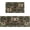 Wildlife-retreat, variant on Rustic Kitchen Rugs and Mats Sets of 2,Western Texas Star Kitchen Decoration Non-Slip Absorbent Kitchen Mat for Sink Waterproof Floor Mat for Laundry Room,17x30+17x48inch