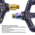thumbnail image 3 of Extensor de pedal de bicicleta, Eje de extensión de pedal de bicicleta procesado cnc prálico con espaciador para bicicleta de carreta, 3 of 7