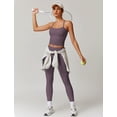 thumbnail image 3 of Womens Workout Sets Two Piece Cross Back Tank Top Matching High Waist Leggings Sets Gym Outfits Work Out Clothes, 3 of 11