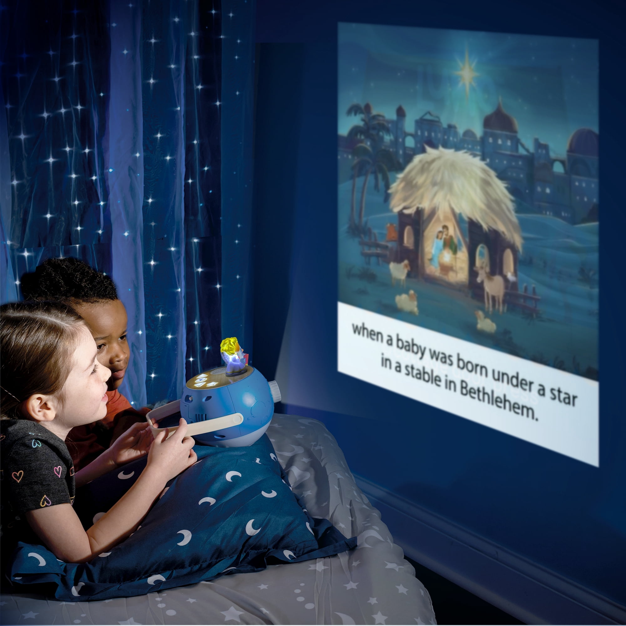 Luna Angel Bible Figurine Cartridge for Storytime Projector, 5 Stories & 5 Songs, Ages 3+