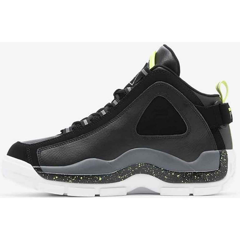 Mens Fila Grant Hill 2 Shoe Size: 10 Black - Sunny Lime - Castle