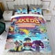 thumbnail image 4 of Akedo Ultimate Conjunto de sábanas temático, trío de piezas, cómodo y amigable con la piel, diseño único, regalo de decoración para el hogar para familiares, amigos y fans, 90 cm * 190 cm, 4 of 6