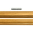 thumbnail image 4 of Lumi Mix & Match 1-3/8 in. Wood Single Curtain Rod, Heritage Oak, 6FT (2-piece 3FT rods), 4 of 7