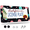 Candy in Space Pattern, variant on Watermelon Ice Creams Designs Aluminum License Plate Frame, License Plate Cover for Car Decorative Parts, Rust-Proof Weather-Proof Suitable for All Vehicles 12 "X 6"