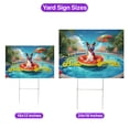 thumbnail image 5 of Hello Summer Basenji Pool Day on Watermelon Float Yard Sign African Barkless Dog Lover Outdoor Home Lawn Garden Porch Decor - 13008, 5 of 5