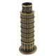 thumbnail image 2 of Estatua de estatuilla de inclinada , modelo coleccionable, Bronce L Zulema  Figura Torre inclinada de Pisa, 2 of 7