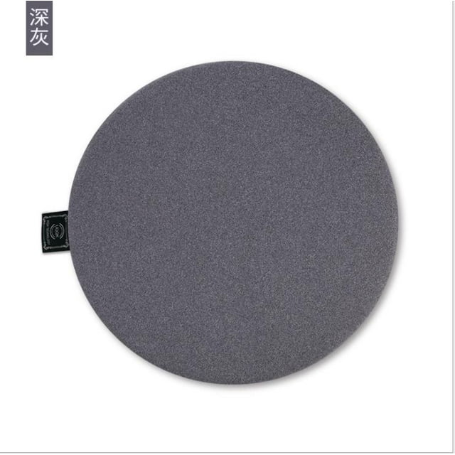 Faithtur Coussin de Chaise Rond Antidérapant en Mousse à Mémoire de Forme pour Tabouret