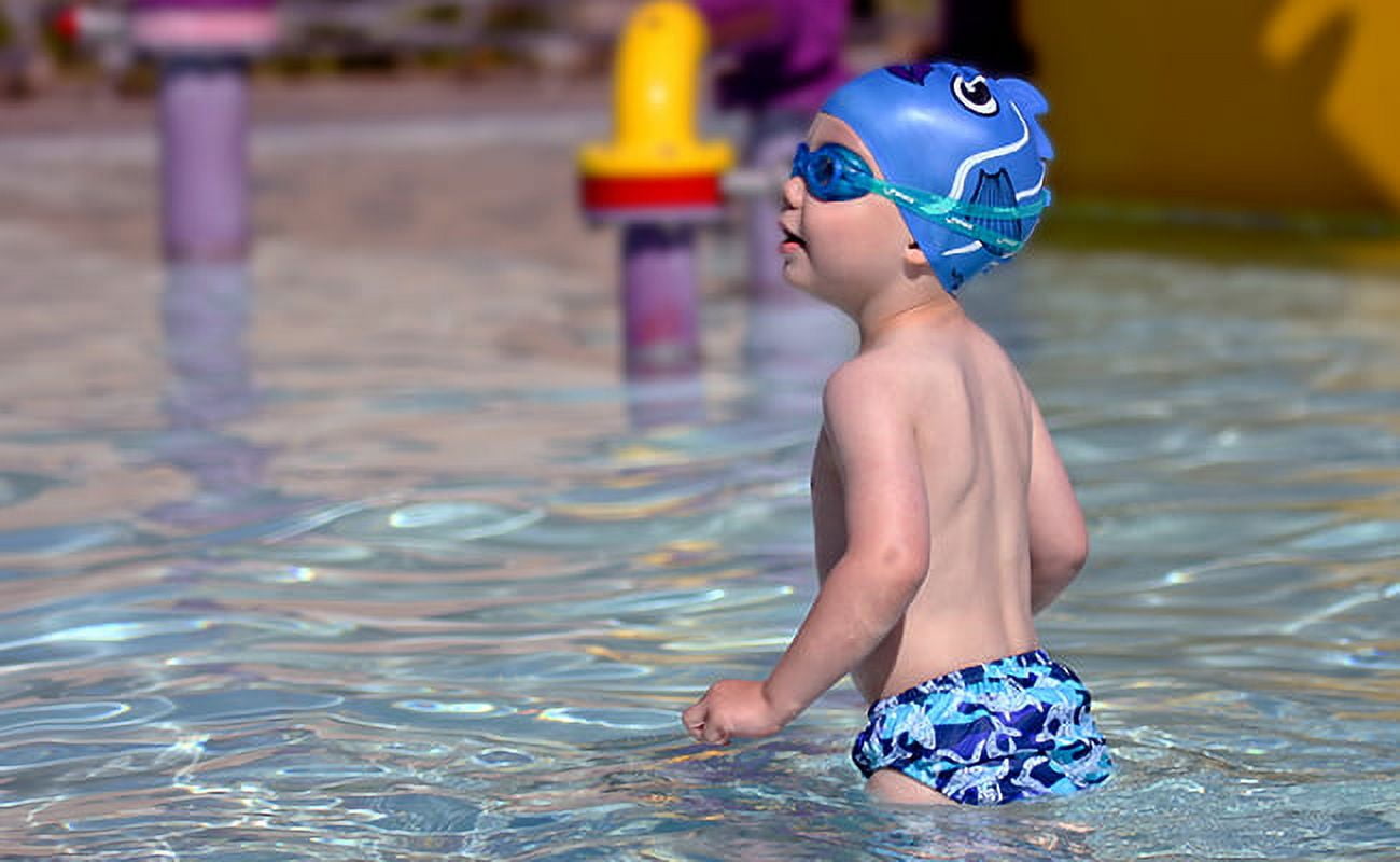 FINIS Swim Diaper In Fishbowl Blue, Size 4T