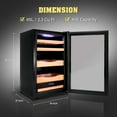 thumbnail image 6 of TCFUNDY 65L Electric Humidor Cigar Cooler W/Cedar Wood Shelves Cooling Digital Hygromete, 6 of 10
