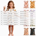 thumbnail image 3 of WXFAZCVU Toddler Girls Nightdress Halloween Graphic Print Sleepwear Short Sleeve Pajamas Dress Size 7-8 Years, 3 of 4