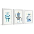thumbnail image 2 of Marmont Hill Happy Robot Triptych, 2 of 6