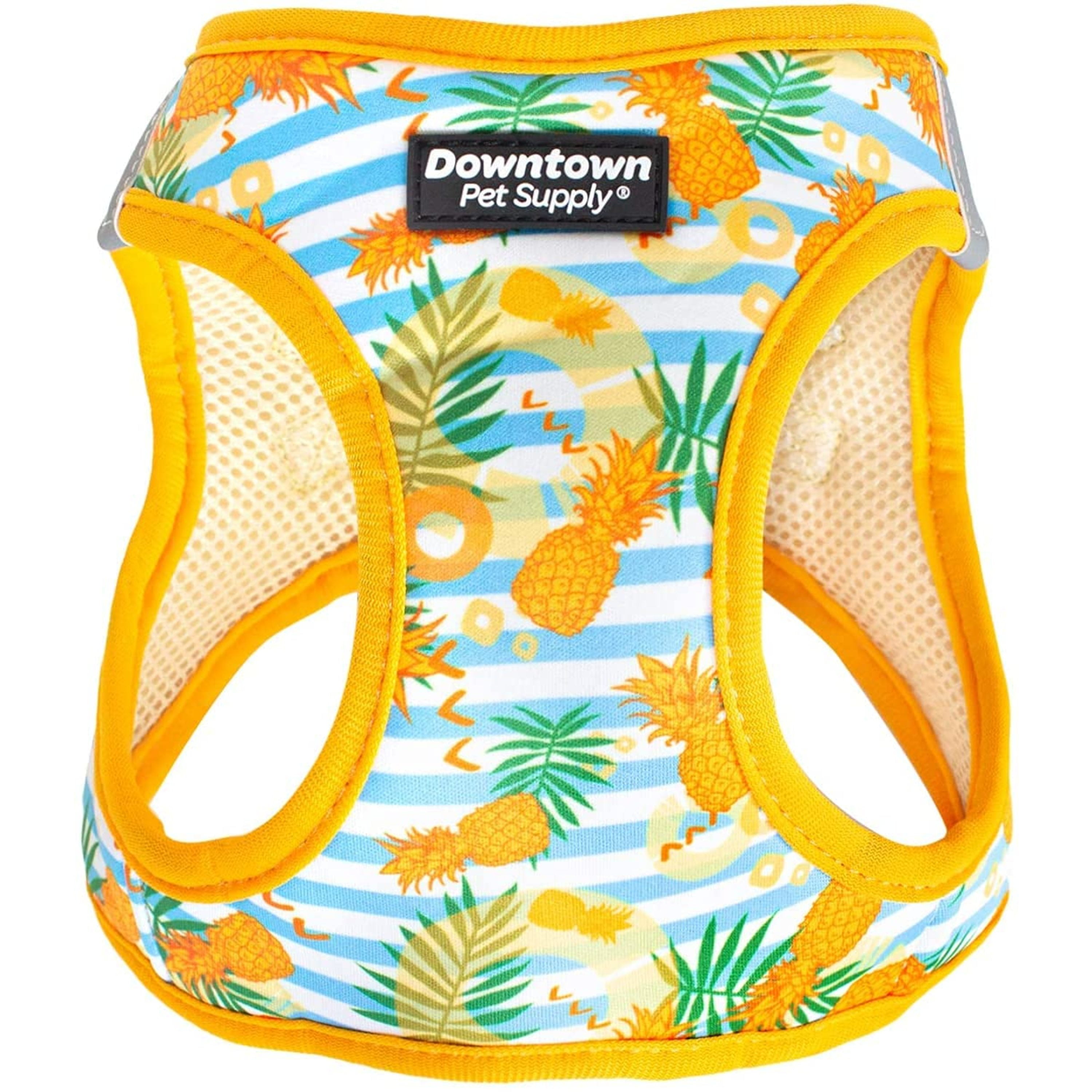 Downtown Pet Supply Step In Dog Harness for Small Dogs Pineapple XXS
