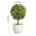 thumbnail image 3 of PUREKKI Simulation Flower Bouquet Living Room Table Flower Arrangement Flower Decoration Vase Potted, 3 of 6