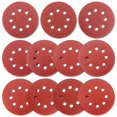 thumbnail image 1 of Discos de lijado de gancho y bucle de 5 pulgadas para lijadora orbital aleatoria Papel de lija surtido 40-1000 granos 110 piezas, 1 of 1