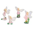 thumbnail image 4 of 4Pcs Flower Fairies Figurines Statue Garden Home Ornament Resin Model Miniature Landscape Decor, 4 of 22