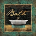thumbnail image 3 of Grey, Jace 20x20 Black Modern Framed Museum Art Print Titled - Bath Bordered, 3 of 5