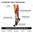 thumbnail image 2 of Rateoe Western Desert Cactus Ram Skull Compression Socks for Women and Men 20-30mmHg-Circulation Support Socks Knee High Nurse Pregnant Running Medical and Travel Athletic, 2 of 7