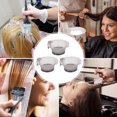 thumbnail image 2 of BEADCEST 3Pcs Hair Dying Bowl Transparent Plastic with Scale Handle Stackable for Home and Salon Use, 2 of 5