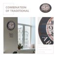 thumbnail image 4 of Antique Style Digital Wall Clock for Bedroom, Large Easy-to-Read Time Display, Decorative Modern Home Wall Decor Hanging Clock, 4 of 6