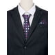 thumbnail image 5 of Conjuntos de corbatas para hombres INSPIRE CHIC, corbatas de lunares con pañuelo a juego para bodas y negocios, azul marino, 5 of 5