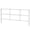 14x38 inches, variant on Fixed Window Safety Guard 14"x 38" *2 Pack Adjustable Widths Accifalls Non-egress Tamper Resistant Screws Included White