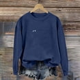 thumbnail image 4 of hoksml Maternity Nursing Sweatshirt Crew Neck Long Sleeve Pocket Adjustable Feeding Top for Pregnant Daily Soft, 4 of 8